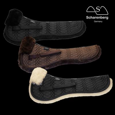 SCHARENBERG - Lammfell Sattelkissen m.Wellensteppung -- CALEVO.com Shop