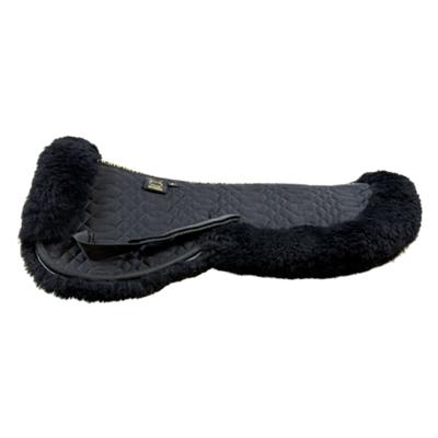 Lammfell Sattelkissen mit Fellrand vorne+hinten -- CALEVO.com Shop