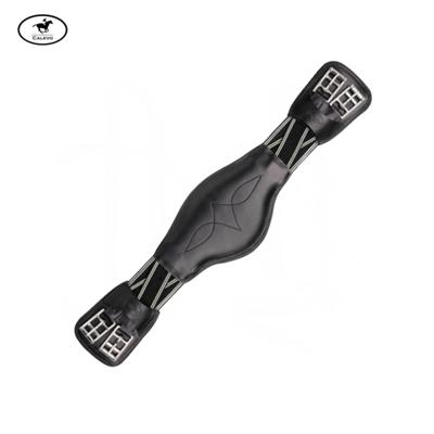 Prestige - Leder Dressurgurt mit gekreuztem Elastik A043 CALEVO.com Shop