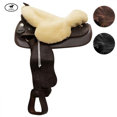 SCHARENBERG Lammfell Sattelsitzbezug f�r Westernsattel CALEVO.com Shop