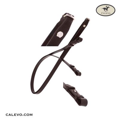 Schumacher - glatter Lederz�gel mit Zaumhaken - 16mm -- CALEVO.com Shop