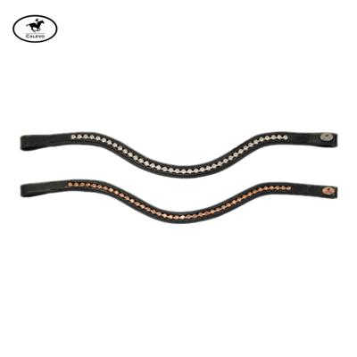 Calevo - geschwungener Stirnriemen CRYSTAL CALEVO.com Shop