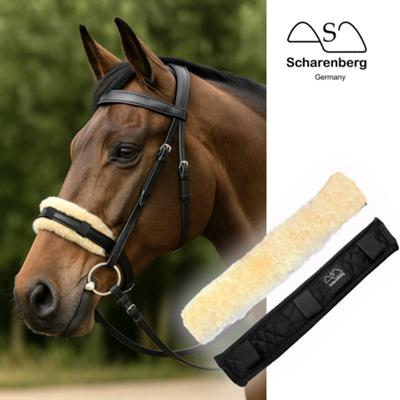 SCHARENBERG Lammfell Nasenschoner m.einseitigem Steppstoff -- CALEVO.com Shop