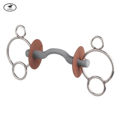 Beris - 3-Ring Gebiss mit Zungenbogenstange -- CALEVO.com Shop