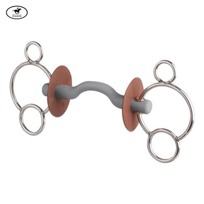 Beris - 3-Ring Gebiss mit Zungenbogenstange -- CALEVO.com Shop