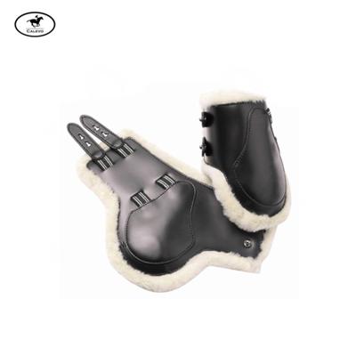 Prestige - Leder Streichkappen mit Lammfell-Futter -- CALEVO.com Shop