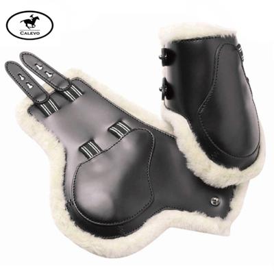 Prestige - Leder Streichkappen mit Lammfell-Futter CALEVO.com Shop