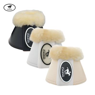 Calevo - Kunstleder Springglocken mit Lammfell CALEVO.com Shop