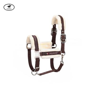 Equiline - Halfter mit ECO-Fell-Polster TOM -- CALEVO.com Shop