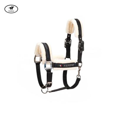 Equiline - Halfter mit ECO-Fell-Polster TOM -- CALEVO.com Shop