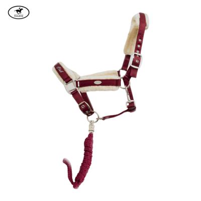 Calevo - SET Stallhalfter FAUX FUR + Strick HORSECLUB CALEVO.com Shop