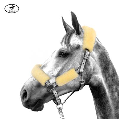 SCHARENBERG - Lammfell HalfterSet 4tlg mit Klett CALEVO.com Shop