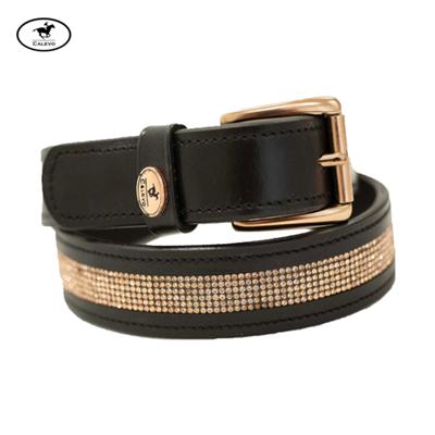 Calevo - Edler Lederg�rtel CRYSTAL CALEVO.com Shop