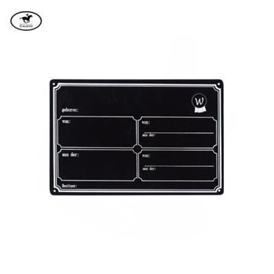 Boxenschild aus Metall CALEVO.com Shop