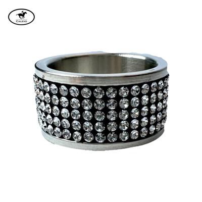 Schumacher - Edelstahl Ring Crystal Finest -- CALEVO.com Shop