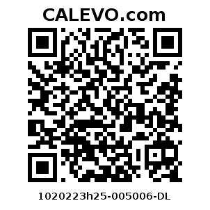 Calevo.com pricetag 1020223h25-005006-DL