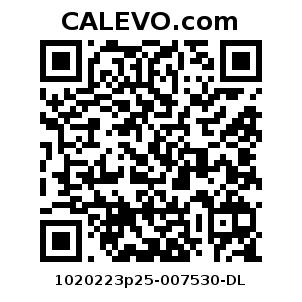 Calevo.com Preisschild 1020223p25-007530-DL