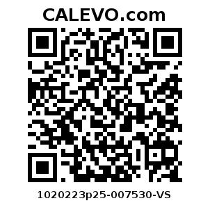 Calevo.com Preisschild 1020223p25-007530-VS