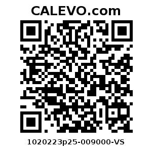 Calevo.com Preisschild 1020223p25-009000-VS