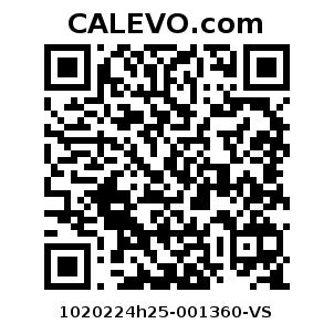 Calevo.com Preisschild 1020224h25-001360-VS