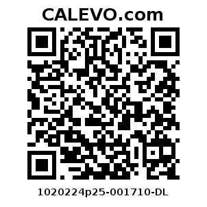 Calevo.com Preisschild 1020224p25-001710-DL