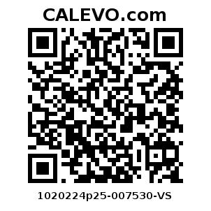 Calevo.com Preisschild 1020224p25-007530-VS