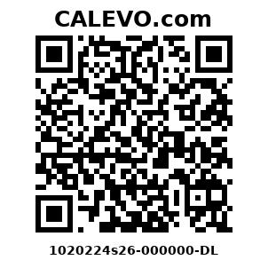 Calevo.com Preisschild 1020224s26-000000-DL