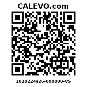 Calevo.com Preisschild 1020224s26-000000-VS