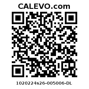 Calevo.com Preisschild 1020224s26-005006-DL