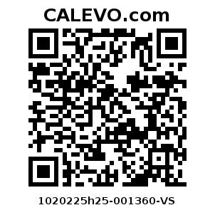 Calevo.com Preisschild 1020225h25-001360-VS