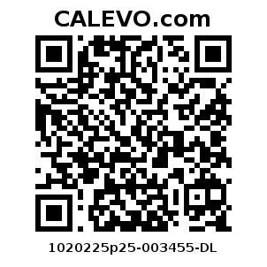 Calevo.com Preisschild 1020225p25-003455-DL