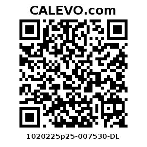 Calevo.com Preisschild 1020225p25-007530-DL