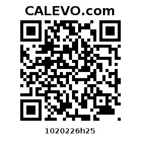 Calevo.com Preisschild 1020226h25