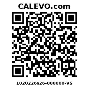 Calevo.com Preisschild 1020226s26-000000-VS