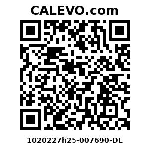Calevo.com Preisschild 1020227h25-007690-DL