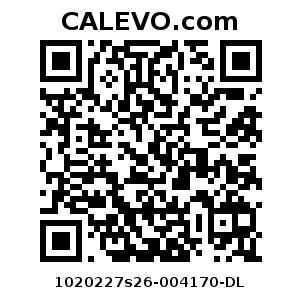 Calevo.com Preisschild 1020227s26-004170-DL
