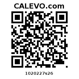 Calevo.com Preisschild 1020227s26
