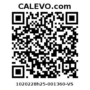 Calevo.com Preisschild 1020228h25-001360-VS