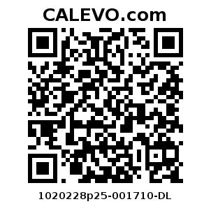 Calevo.com Preisschild 1020228p25-001710-DL