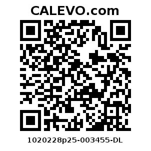 Calevo.com Preisschild 1020228p25-003455-DL