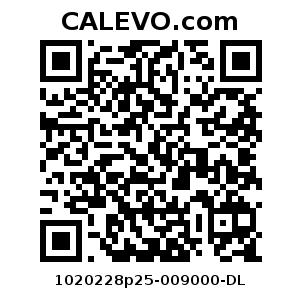 Calevo.com Preisschild 1020228p25-009000-DL