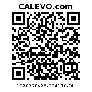 Calevo.com Preisschild 1020228s26-004170-DL