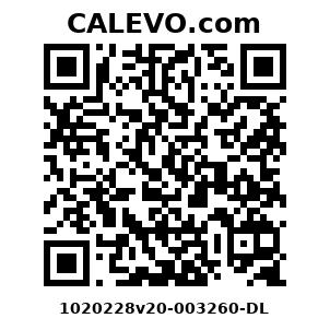Calevo.com Preisschild 1020228v20-003260-DL