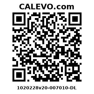 Calevo.com Preisschild 1020228v20-007010-DL