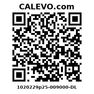 Calevo.com Preisschild 1020229p25-009000-DL
