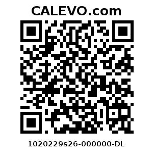Calevo.com Preisschild 1020229s26-000000-DL