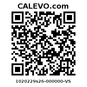 Calevo.com Preisschild 1020229s26-000000-VS