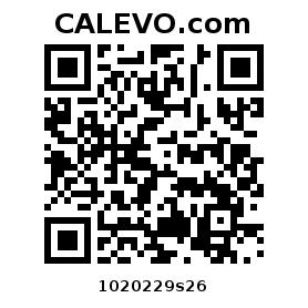 Calevo.com Preisschild 1020229s26