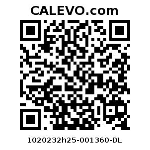 Calevo.com Preisschild 1020232h25-001360-DL