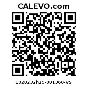 Calevo.com Preisschild 1020232h25-001360-VS